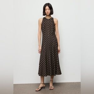 NWT MANGO A-Line Polka Dot Dress